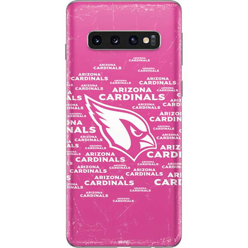 NFL Arizona Cardinals Pink Blast Galaxy S10 Skin