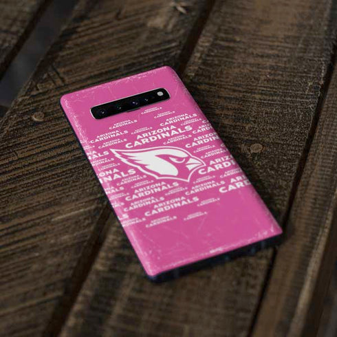 NFL Arizona Cardinals Pink Blast Galaxy S10 Skin