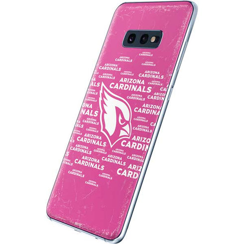 NFL Arizona Cardinals Pink Blast Galaxy S10e Skin