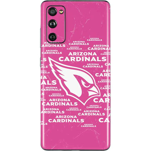 NFL Arizona Cardinals Pink Blast Galaxy S20 Fan Edition Skin