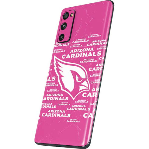 NFL Arizona Cardinals Pink Blast Galaxy S20 Fan Edition Skin