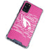 NFL Arizona Cardinals Pink Blast Galaxy S20 FE Clear Case