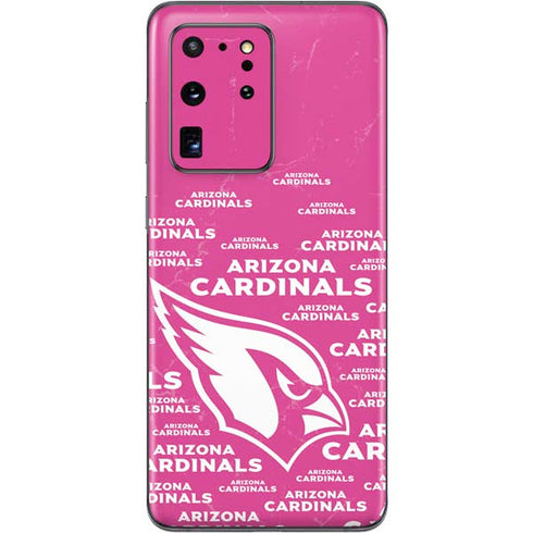 NFL Arizona Cardinals Pink Blast Galaxy S20 Ultra 5G Skin