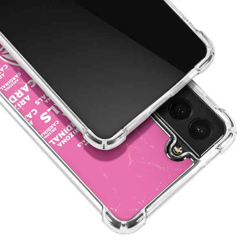 NFL Arizona Cardinals Pink Blast Galaxy S21 5G Clear Case