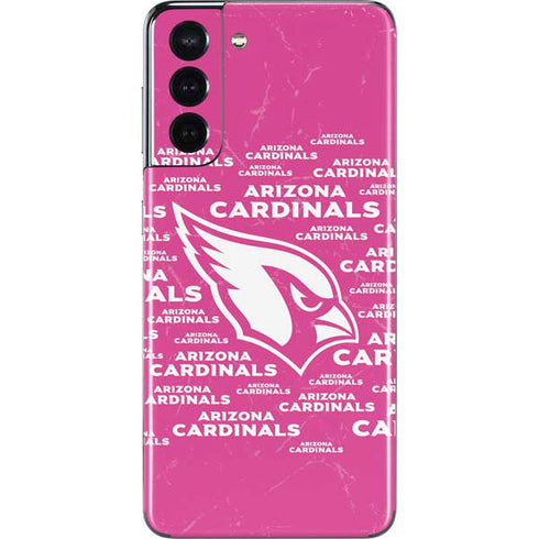 NFL Arizona Cardinals Pink Blast Galaxy S21 5G Skin