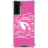 NFL Arizona Cardinals Pink Blast Galaxy S21 FE Clear Case