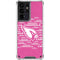 NFL Arizona Cardinals Pink Blast Galaxy S21 Ultra 5G Clear Case