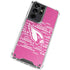 NFL Arizona Cardinals Pink Blast Galaxy S21 Ultra 5G Clear Case