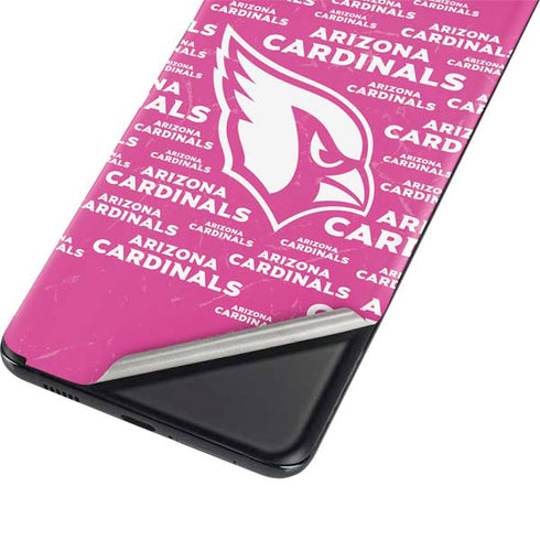 NFL Arizona Cardinals Pink Blast Galaxy S21 Ultra 5G Skin