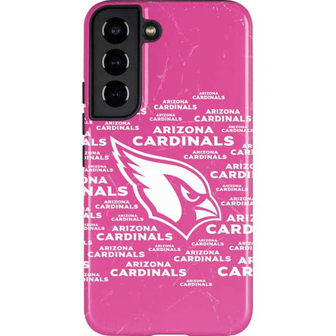 NFL Arizona Cardinals Pink Blast Galaxy S22 Pro Case