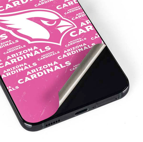 NFL Arizona Cardinals Pink Blast Galaxy S22 Skin