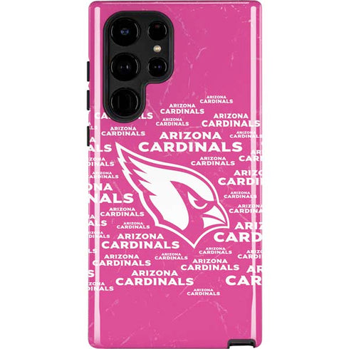 NFL Arizona Cardinals Pink Blast Galaxy S22 Ultra Pro Case