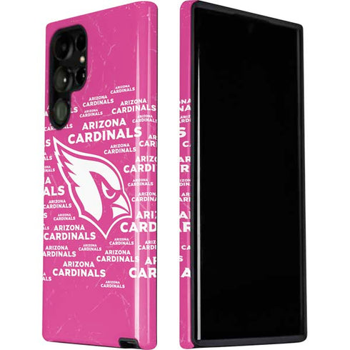 NFL Arizona Cardinals Pink Blast Galaxy S22 Ultra Pro Case