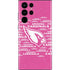 NFL Arizona Cardinals Pink Blast Galaxy S22 Ultra Skin