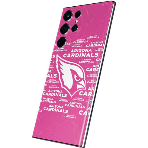 NFL Arizona Cardinals Pink Blast Galaxy S22 Ultra Skin