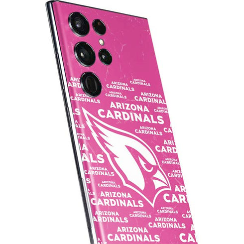 NFL Arizona Cardinals Pink Blast Galaxy S22 Ultra Skin
