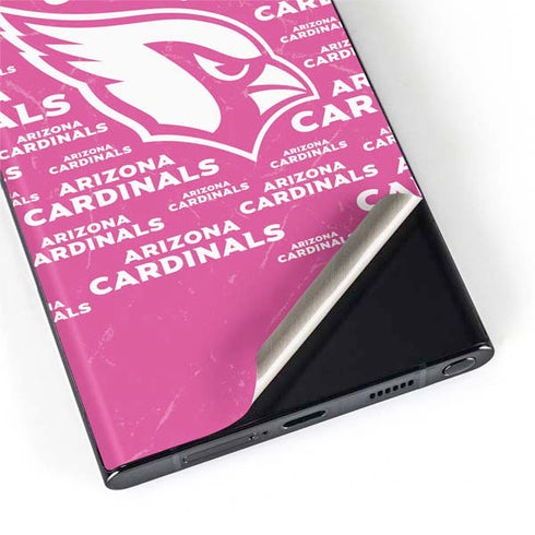 NFL Arizona Cardinals Pink Blast Galaxy S22 Ultra Skin