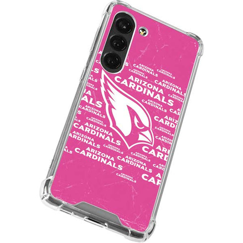 NFL Arizona Cardinals Pink Blast Galaxy S23 Clear Case