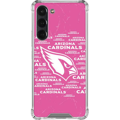 NFL Arizona Cardinals Pink Blast Galaxy S23 Plus Clear Case