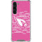 NFL Arizona Cardinals Pink Blast Galaxy S23 Plus Clear Case