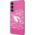 NFL Arizona Cardinals Pink Blast Galaxy S23 Plus Skin