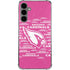NFL Arizona Cardinals Pink Blast Galaxy S24 Plus Clear Case