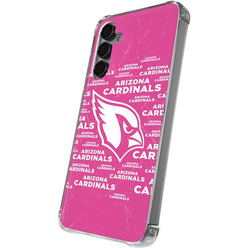 NFL Arizona Cardinals Pink Blast Galaxy S24 Plus Clear Case