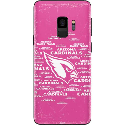 NFL Arizona Cardinals Pink Blast Galaxy S9 Skin