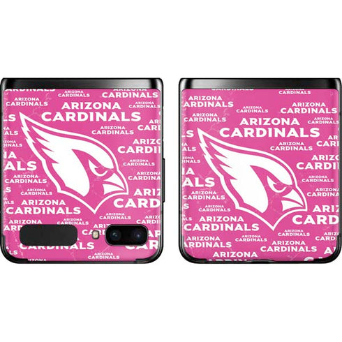 NFL Arizona Cardinals Pink Blast Galaxy Z Flip Skin