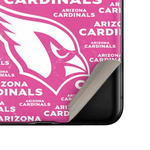 NFL Arizona Cardinals Pink Blast Galaxy Z Flip Skin