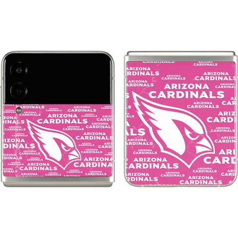 NFL Arizona Cardinals Pink Blast Galaxy Z Flip3 5G Skin