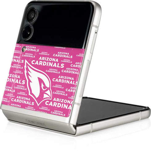 NFL Arizona Cardinals Pink Blast Galaxy Z Flip3 5G Skin