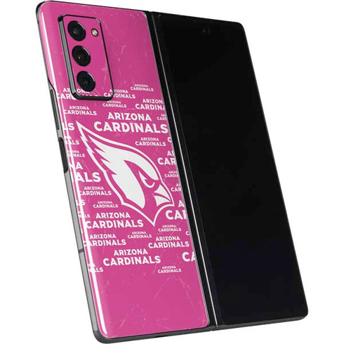 NFL Arizona Cardinals Pink Blast Galaxy Z Fold2 5G Skin