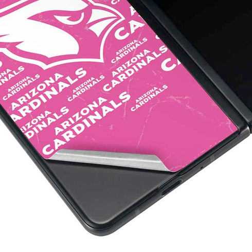 NFL Arizona Cardinals Pink Blast Galaxy Z Fold3 5G Skin