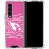 NFL Arizona Cardinals Pink Blast Galaxy Z Fold4 5G Clear Case