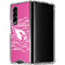 NFL Arizona Cardinals Pink Blast Galaxy Z Fold4 5G Clear Case