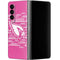 NFL Arizona Cardinals Pink Blast Galaxy Z Fold4 5G Skin