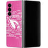 NFL Arizona Cardinals Pink Blast Galaxy Z Fold4 5G Skin