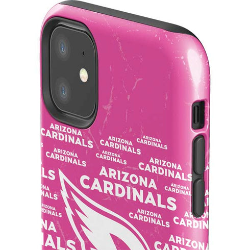 NFL Arizona Cardinals Pink Blast iPhone 11 Impact Case