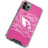 NFL Arizona Cardinals Pink Blast iPhone 11 Pro Max Clear Case