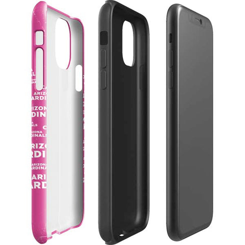 NFL Arizona Cardinals Pink Blast iPhone 11 Pro Max Impact Case