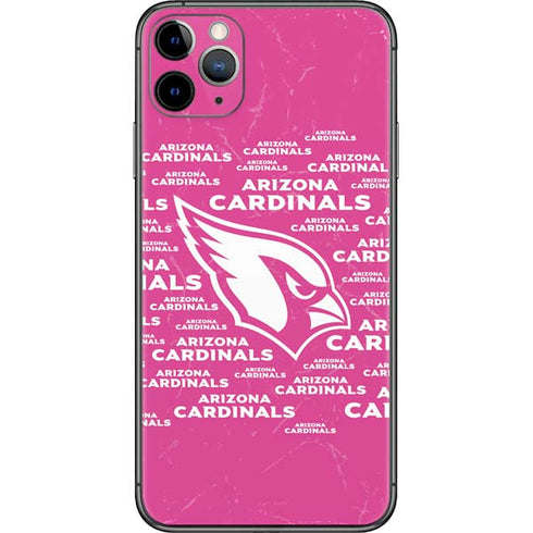 NFL Arizona Cardinals Pink Blast iPhone 11 Pro Max Skin