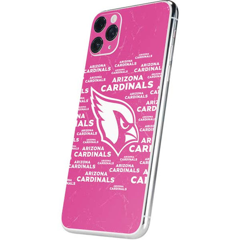 NFL Arizona Cardinals Pink Blast iPhone 11 Pro Max Skin