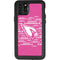 NFL Arizona Cardinals Pink Blast iPhone 11 Pro Max Waterproof Case