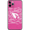 NFL Arizona Cardinals Pink Blast iPhone 11 Pro Skin