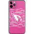 NFL Arizona Cardinals Pink Blast iPhone 11 Pro Skin