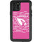 NFL Arizona Cardinals Pink Blast iPhone 11 Pro Waterproof Case