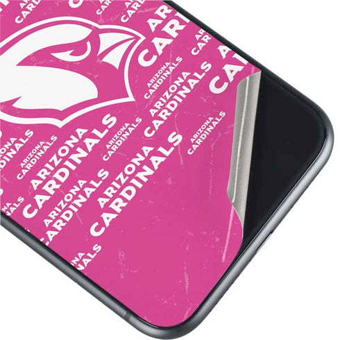 NFL Arizona Cardinals Pink Blast iPhone 11 Skin