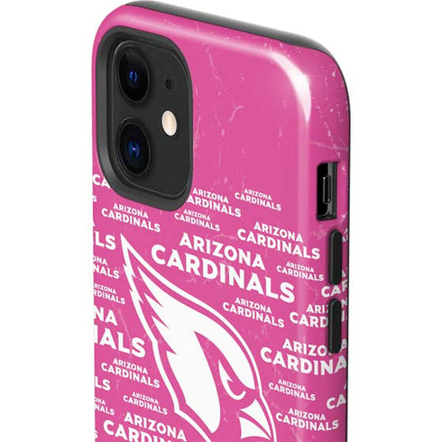 NFL Arizona Cardinals Pink Blast iPhone 12 Impact Case
