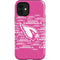 NFL Arizona Cardinals Pink Blast iPhone 12 Mini Impact Case